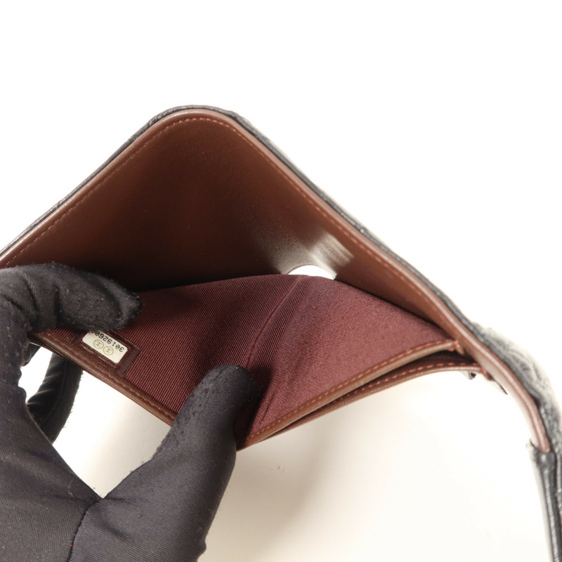 CHANEL 羊皮皮革Classic Small Flap Wallet錢包-5