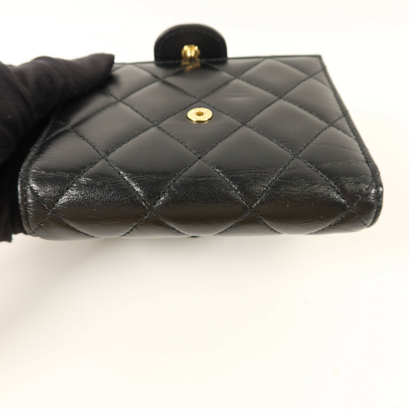 CHANEL 羊皮皮革Classic Small Flap Wallet錢包-17
