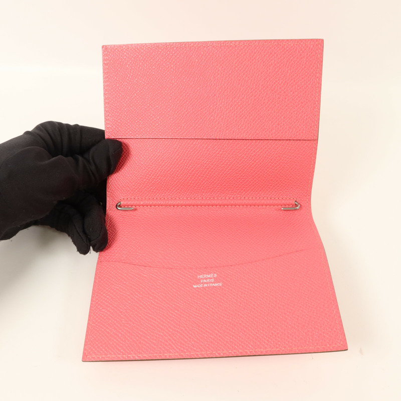 HERMES Epsom皮革Simple GM Agenda Cover議程封面Rose Azalee-4