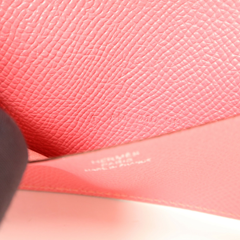 HERMES Epsom皮革Simple GM Agenda Cover議程封面Rose Azalee-6