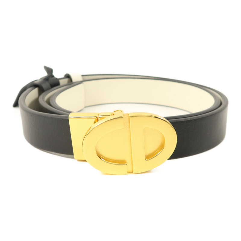 Dior 牛皮皮革Reversible Belt皮帶-2