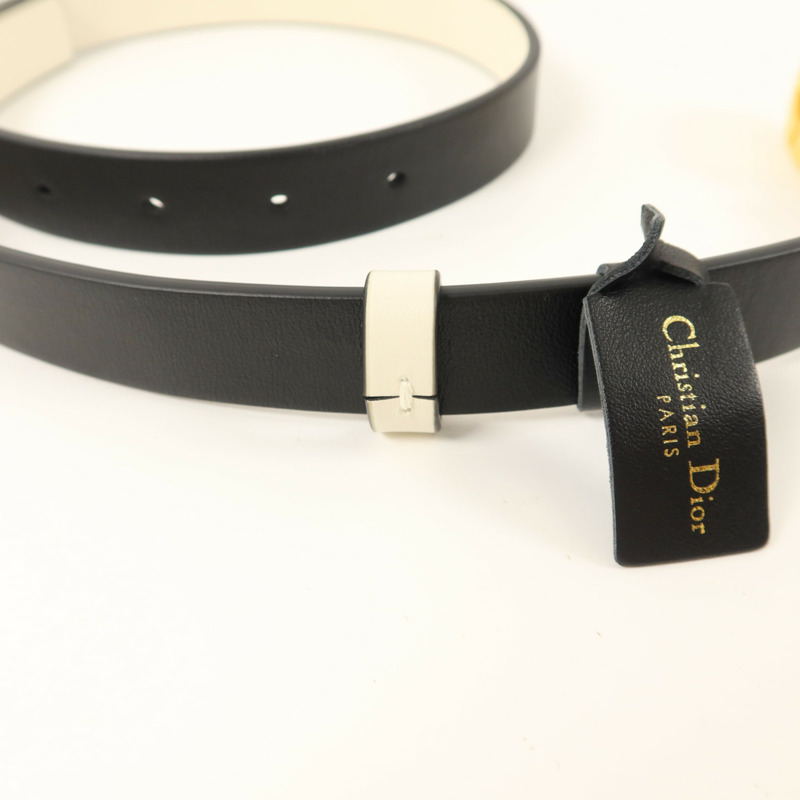 Dior 牛皮皮革Reversible Belt皮帶-8