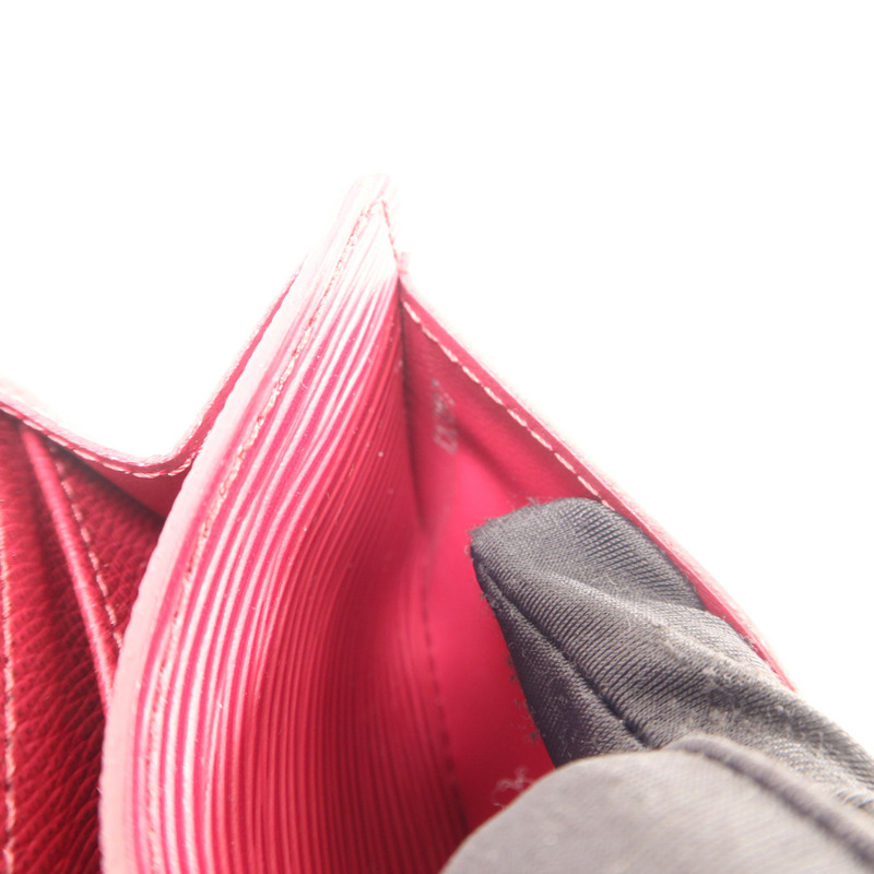 LOUIS VUITTON Epi Portefeuille Sarah Long wallet長錢包-6