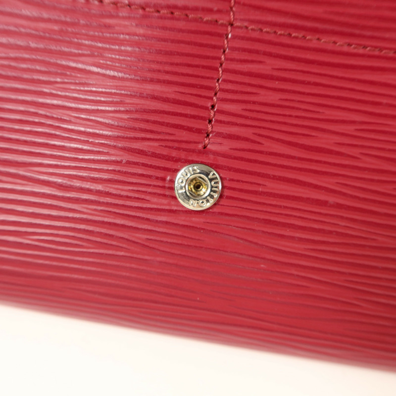 LOUIS VUITTON Epi Portefeuille Sarah Long wallet長錢包-7
