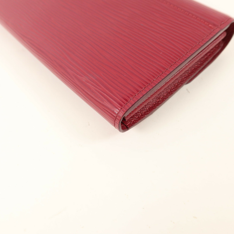 LOUIS VUITTON Epi Portefeuille Sarah Long wallet長錢包-13