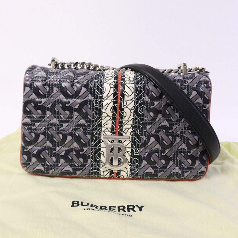 BURBERRY 羊皮皮革Chain Shoulder Bag鏈帶肩背袋-9