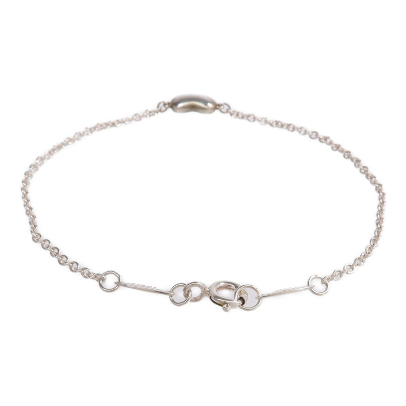 TIFFANY＆CO 925純銀Elsa Peretti Bean Design Bracelet手鏈-2