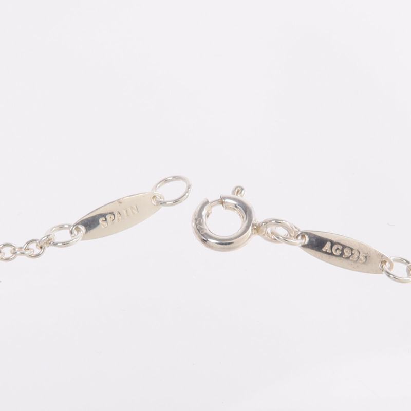TIFFANY＆CO 925純銀Elsa Peretti Bean Design Bracelet手鏈-5