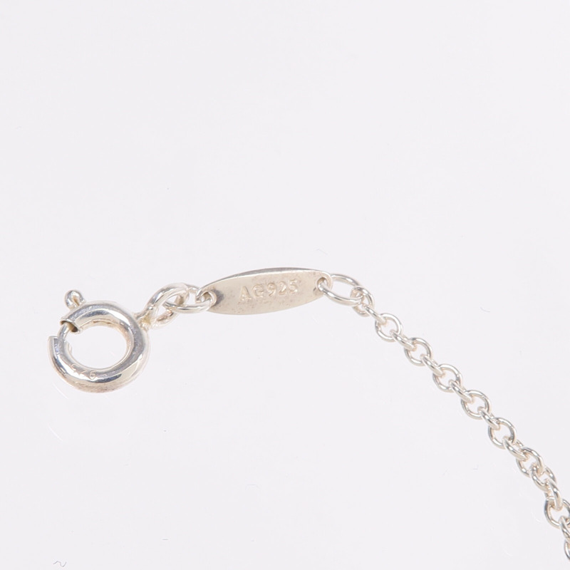 TIFFANY＆CO 925純銀Elsa Peretti Bean Design Bracelet手鏈-6