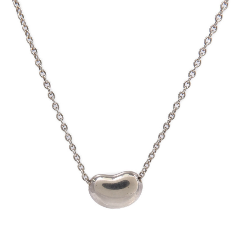 TIFFANY＆CO 925純銀Elsa Peretti Bean Pendant項鍊-2