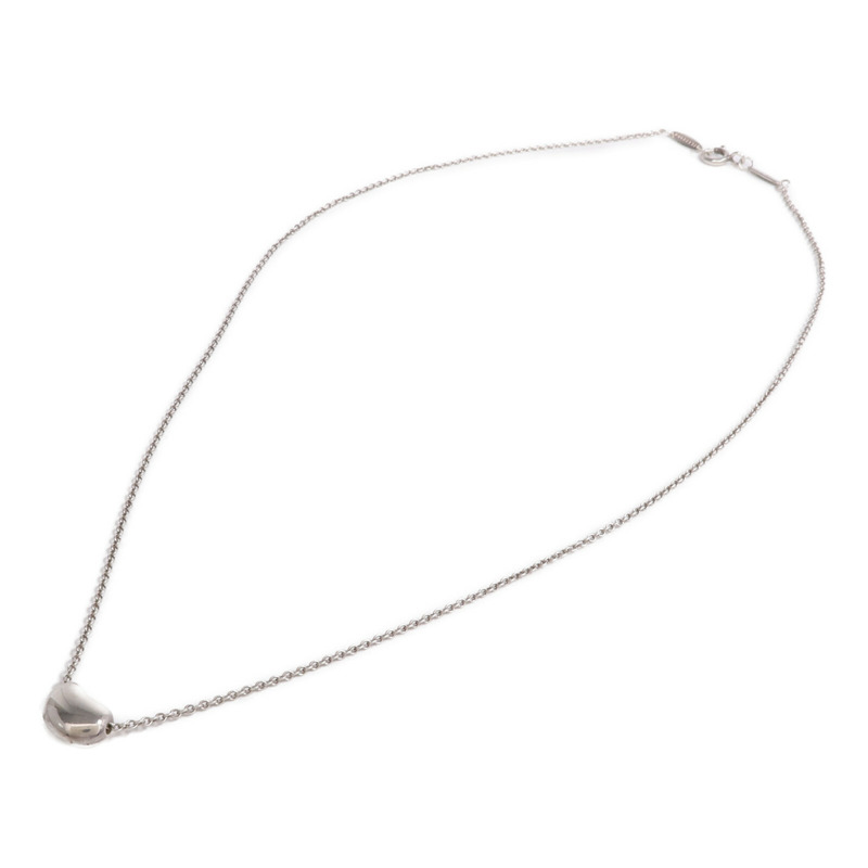 TIFFANY＆CO 925純銀Elsa Peretti Bean Pendant項鍊-3