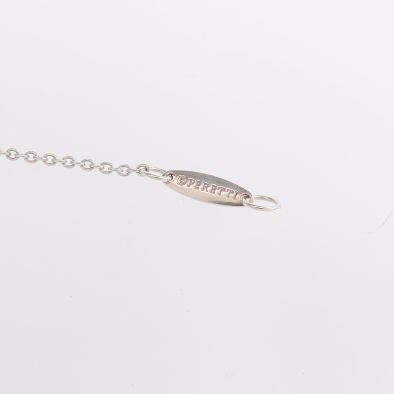TIFFANY＆CO 925純銀Elsa Peretti Bean Pendant項鍊-6