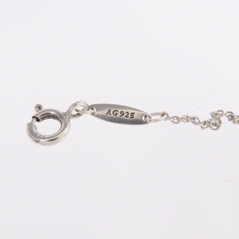 TIFFANY＆CO 925純銀Elsa Peretti Bean Pendant項鍊-7