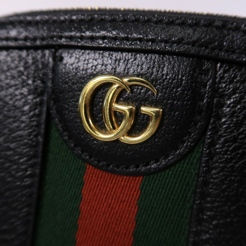 GUCCI 牛皮皮革Ophidia Shoulder Bag金扣肩背袋-6
