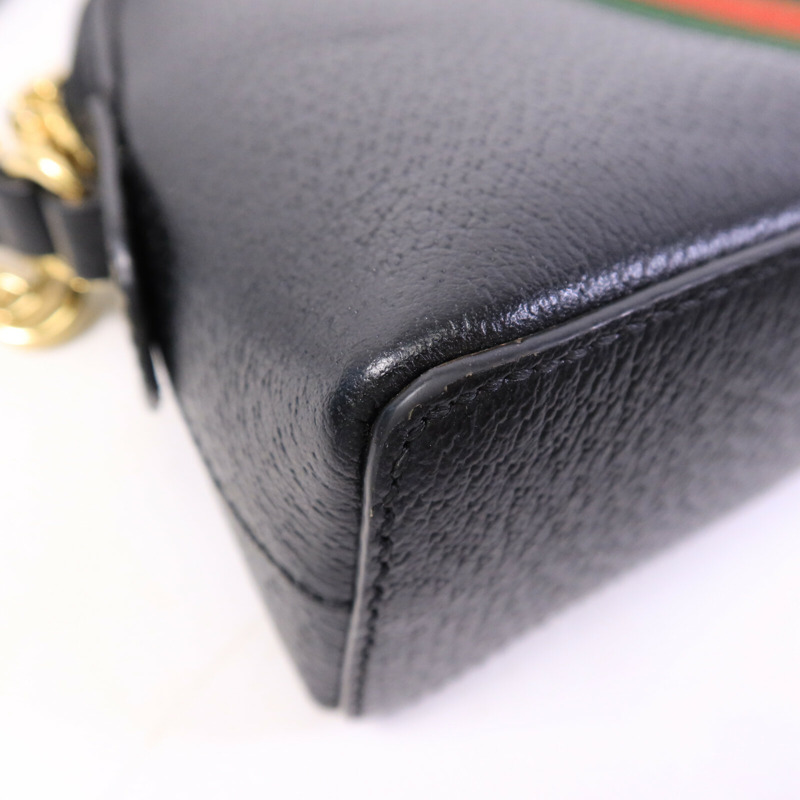 GUCCI 牛皮皮革Ophidia Shoulder Bag金扣肩背袋-11