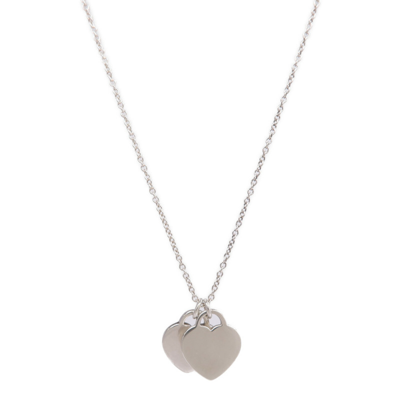 TIFFANY＆CO 925純銀Return To Tiffany Heart Pendant項鍊-1