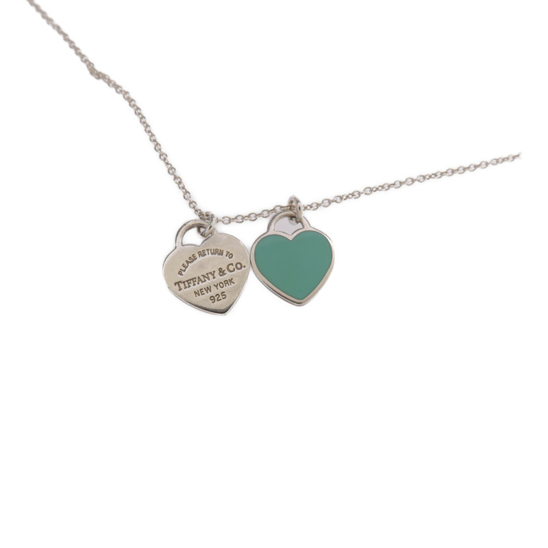 TIFFANY＆CO 925純銀Return To Tiffany Heart Pendant項鍊-2