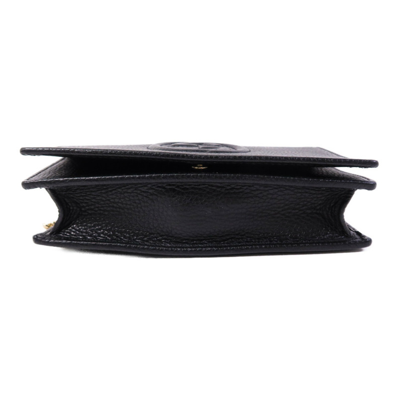 GUCCI 牛皮皮革Wallet On Chain金扣肩背袋-3