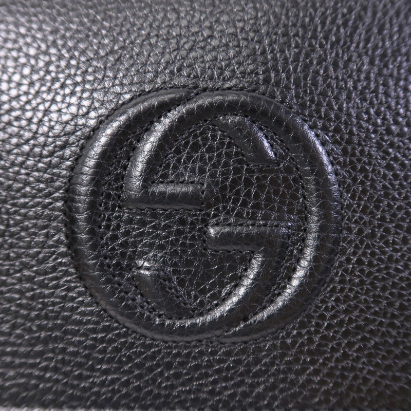 GUCCI 牛皮皮革Wallet On Chain金扣肩背袋-4