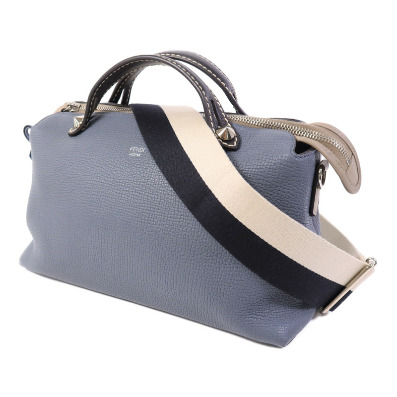FENDI 牛皮皮革By The Way銀扣手挽肩背兩用袋-2