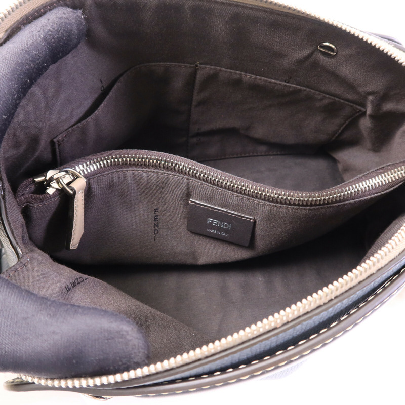 FENDI 牛皮皮革By The Way銀扣手挽肩背兩用袋-4