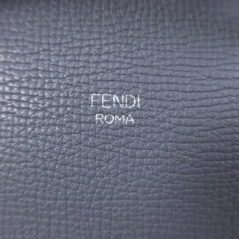 FENDI 牛皮皮革By The Way銀扣手挽肩背兩用袋-14