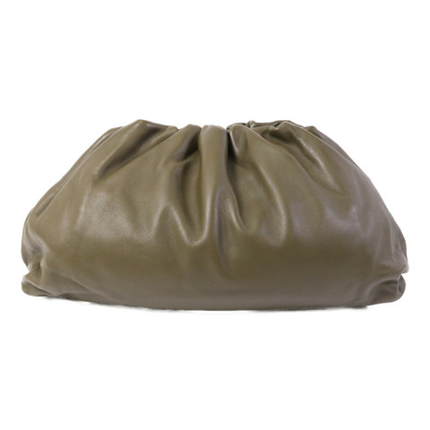 BOTTEGA VENETA 牛皮皮革Pouch Clutch金扣手拿包