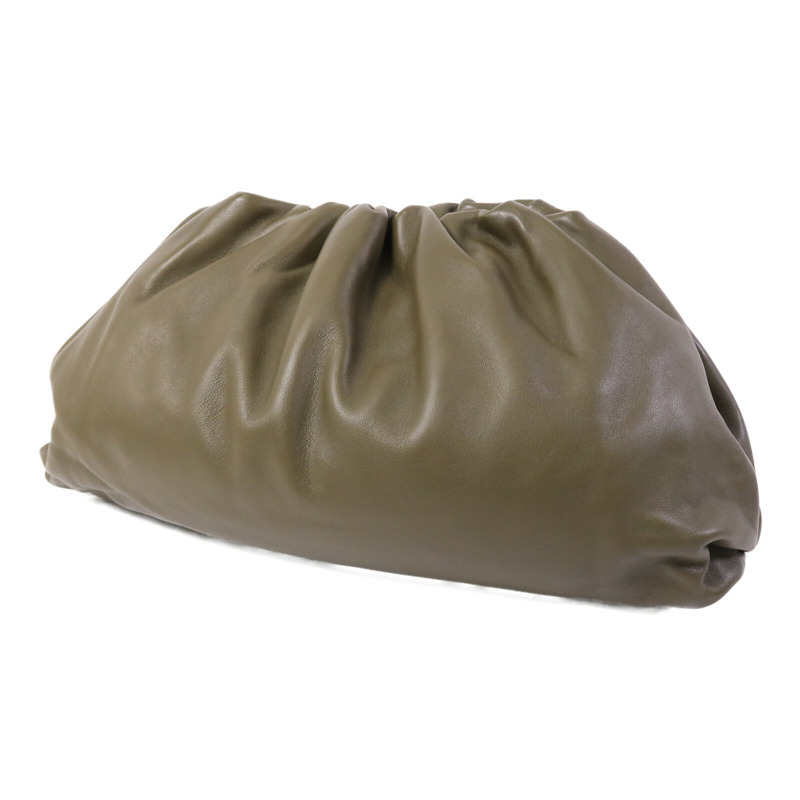 BOTTEGA VENETA 牛皮皮革Pouch Clutch金扣手拿包-2