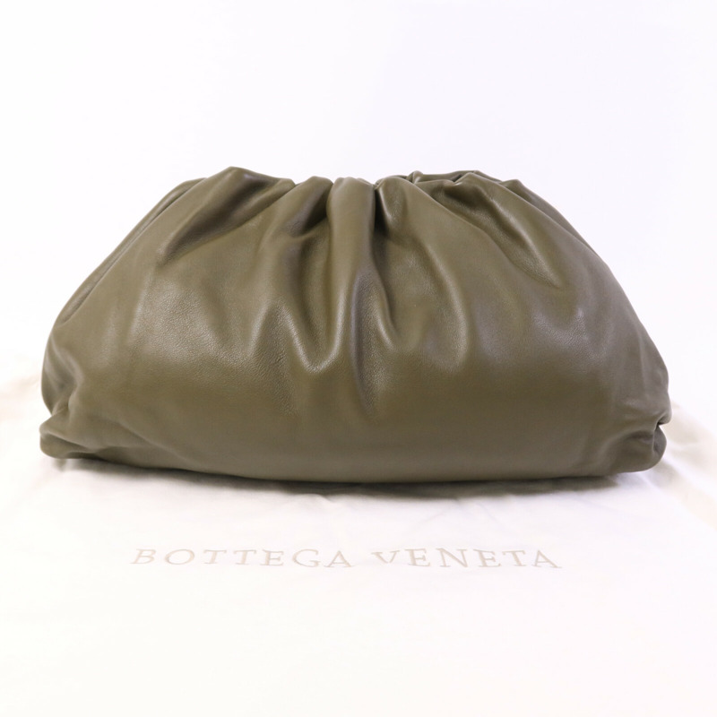 BOTTEGA VENETA 牛皮皮革Pouch Clutch金扣手拿包-7