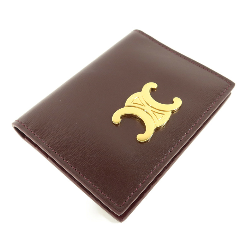 CELINE 牛皮皮革Triomphe Card Holder卡片套-2