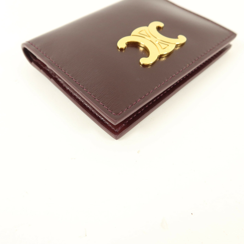 CELINE 牛皮皮革Triomphe Card Holder卡片套-11