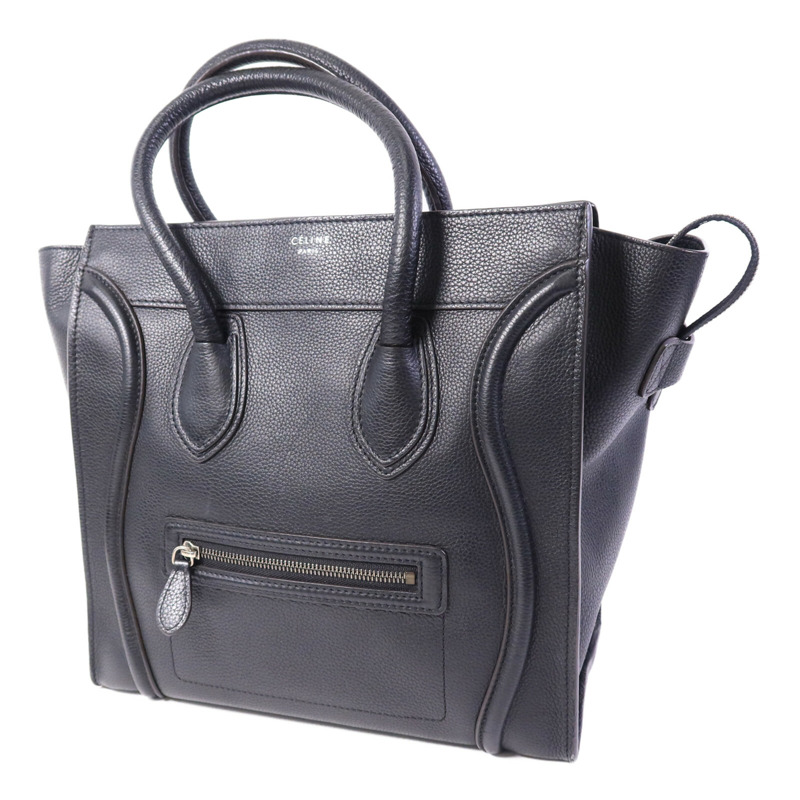 CELINE 牛皮皮革Mini Luggage手挽袋-2