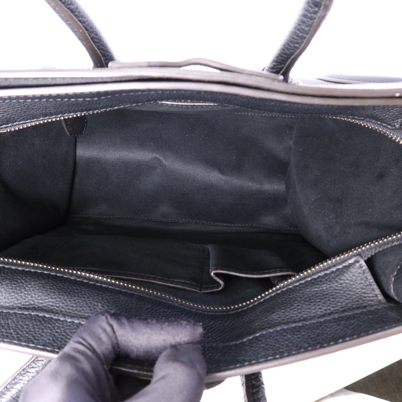 CELINE 牛皮皮革Mini Luggage手挽袋-4