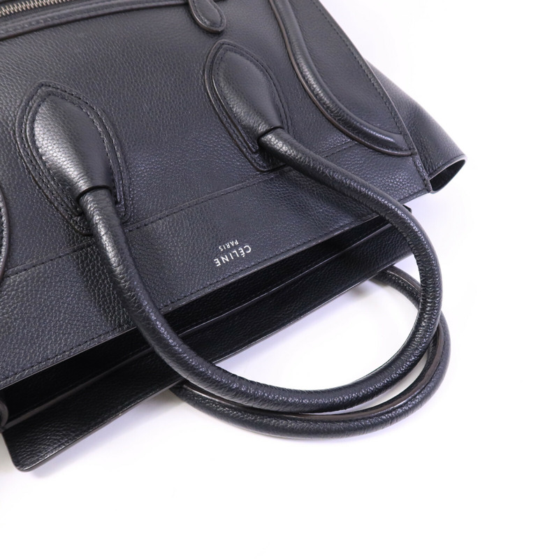 CELINE 牛皮皮革Mini Luggage手挽袋-8