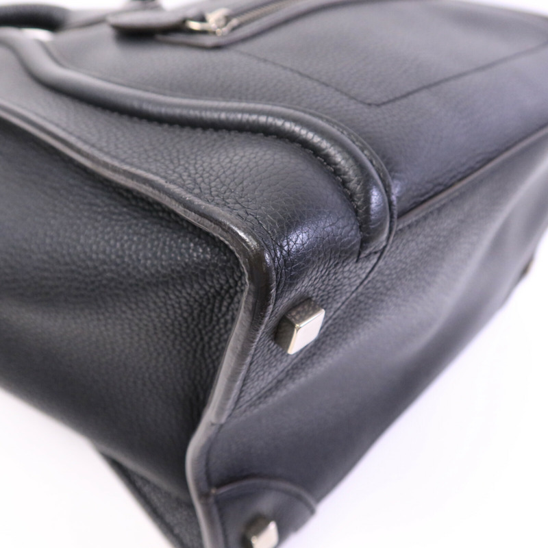 CELINE 牛皮皮革Mini Luggage手挽袋-11