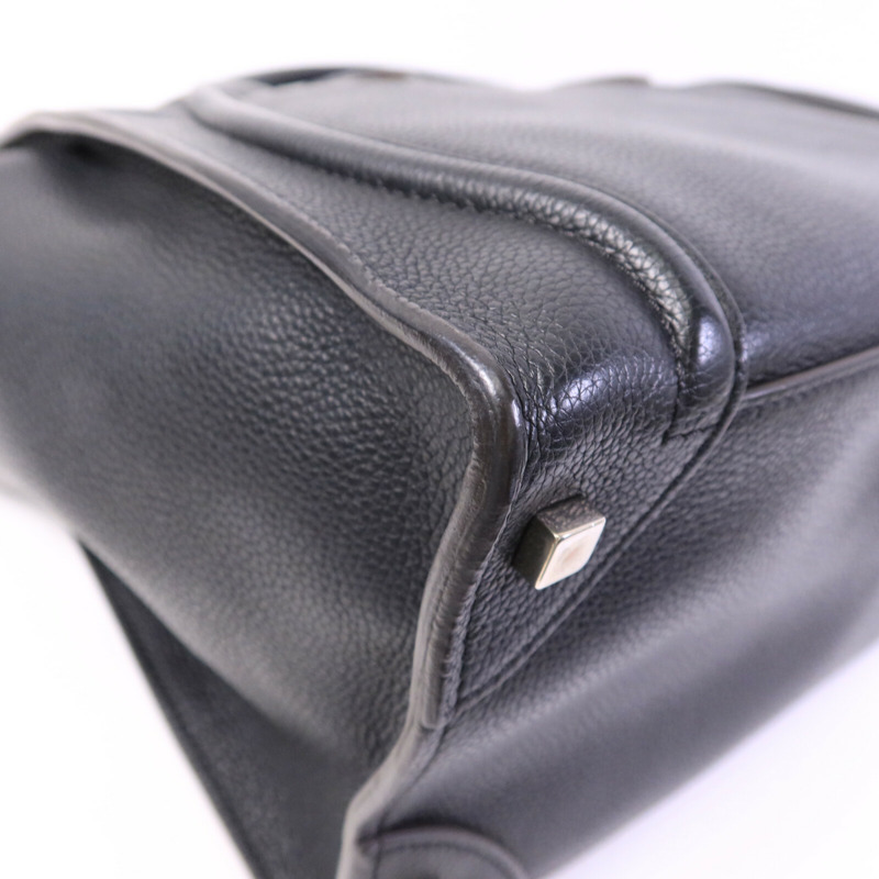 CELINE 牛皮皮革Mini Luggage手挽袋-13