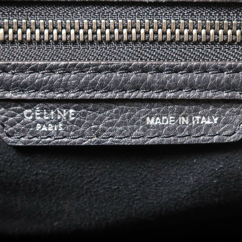 CELINE 牛皮皮革Mini Luggage手挽袋-14