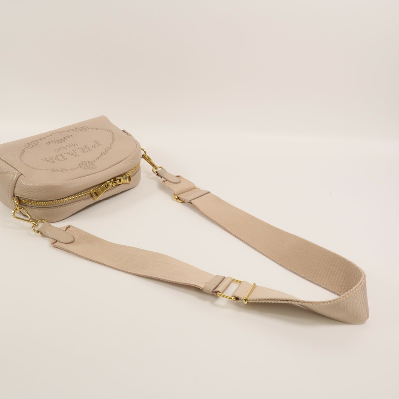 PRADA 牛皮皮革Shoulder Bag肩背袋-7