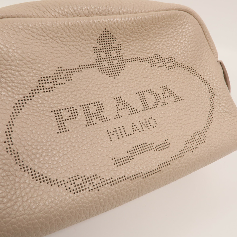 PRADA 牛皮皮革Shoulder Bag肩背袋-9