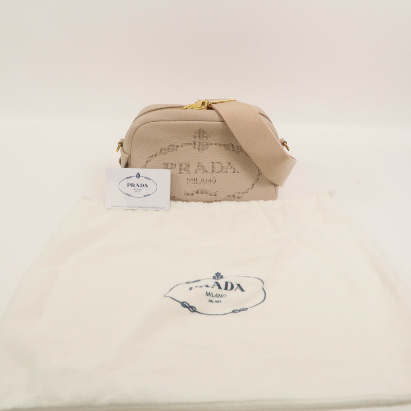 PRADA 牛皮皮革Shoulder Bag肩背袋-11