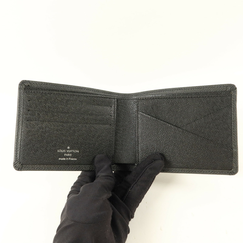 LOUIS VUITTON Taiga Multiple Wallet錢包-4