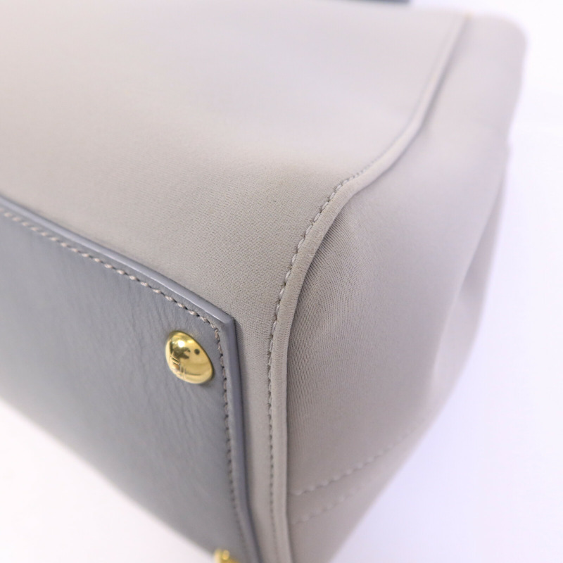 FENDI 帆布Hand Bag金扣手挽肩背兩用袋-9