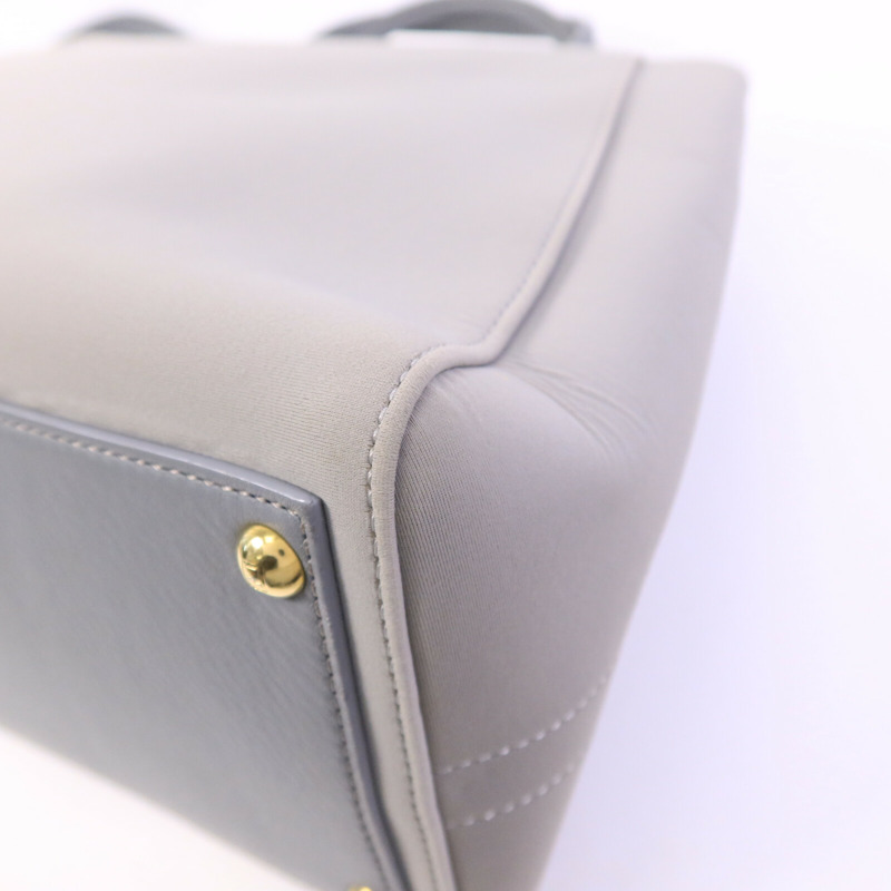 FENDI 帆布Hand Bag金扣手挽肩背兩用袋-11