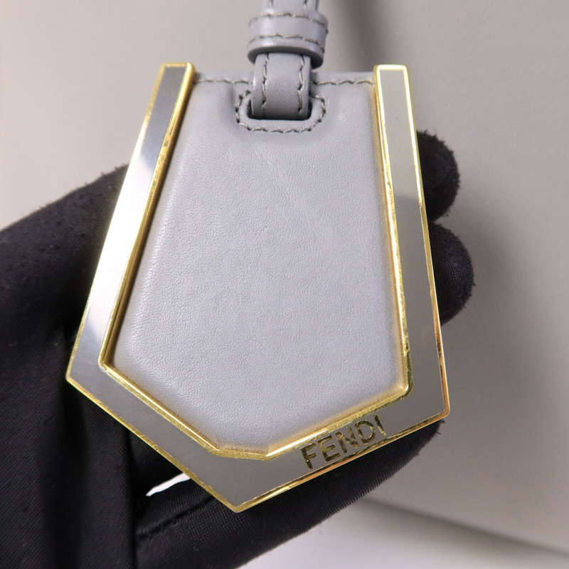 FENDI 帆布Hand Bag金扣手挽肩背兩用袋-13