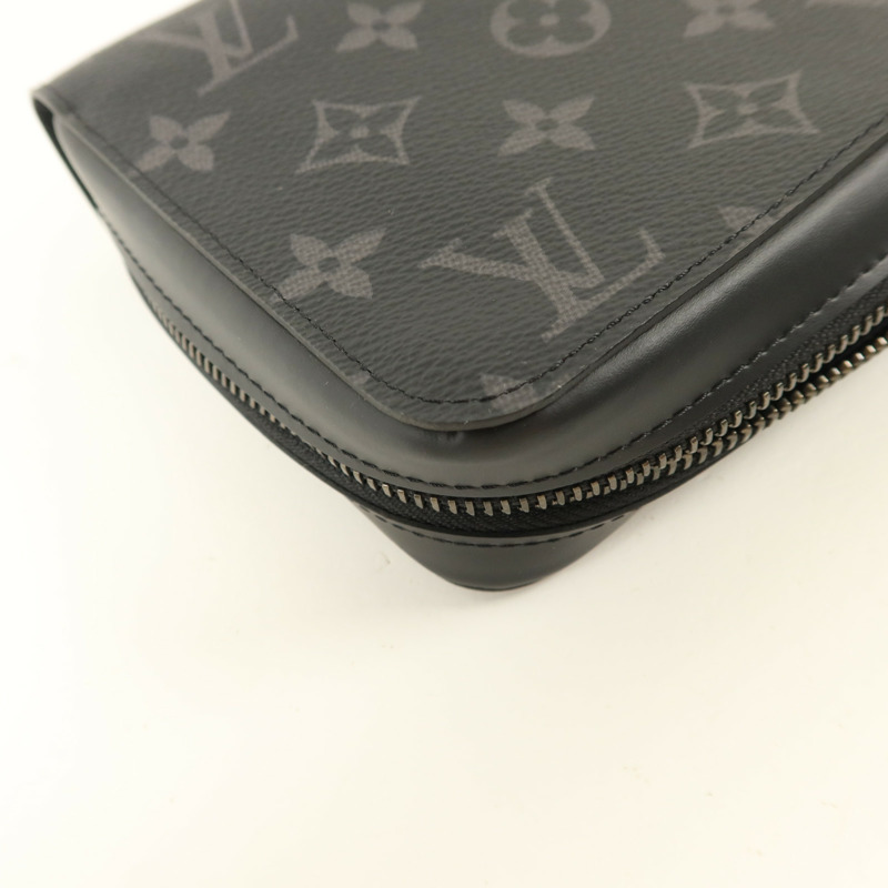 LOUIS VUITTON Monogram Eclipse Zippy XL Wallet長錢包-13