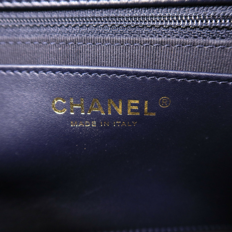 CHANEL 羊皮皮革Chain Shoulder Bag肩背袋-5