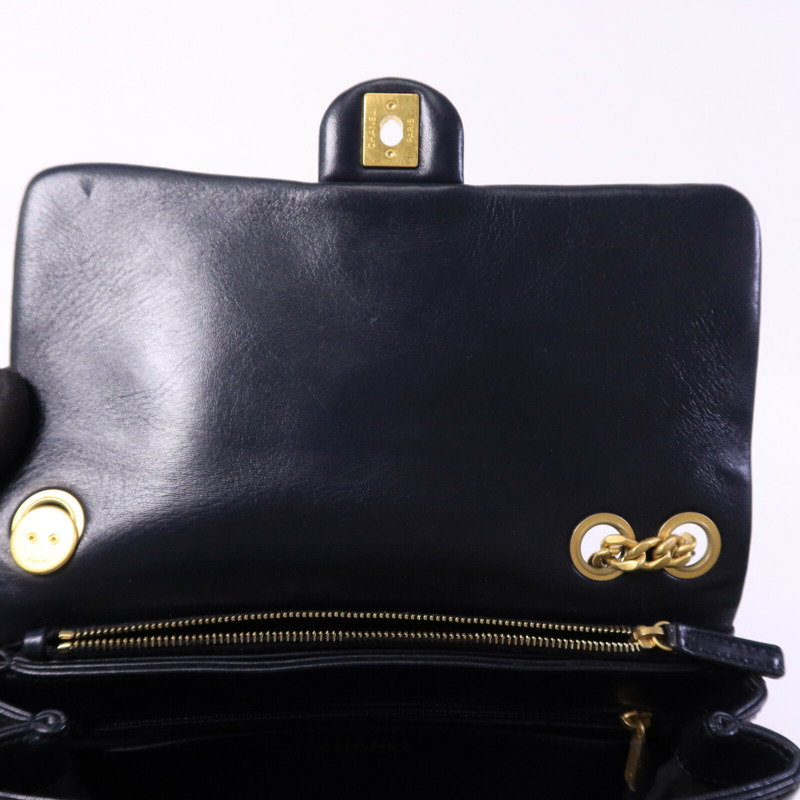 CHANEL 羊皮皮革Chain Shoulder Bag肩背袋-14