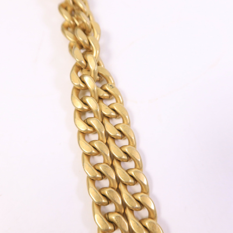 CHANEL 羊皮皮革Chain Shoulder Bag肩背袋-16