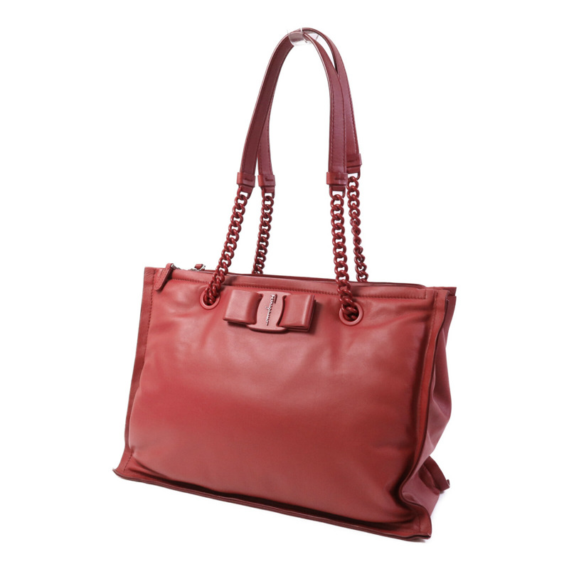 Salvatore Ferragamo 牛皮皮革Tote Bag手挽袋-2