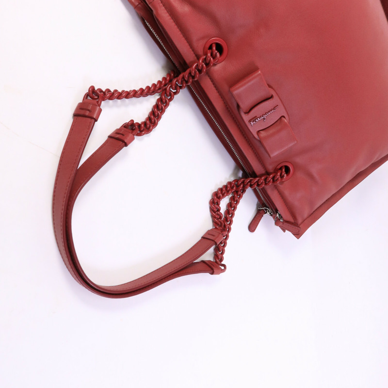 Salvatore Ferragamo 牛皮皮革Tote Bag手挽袋-9